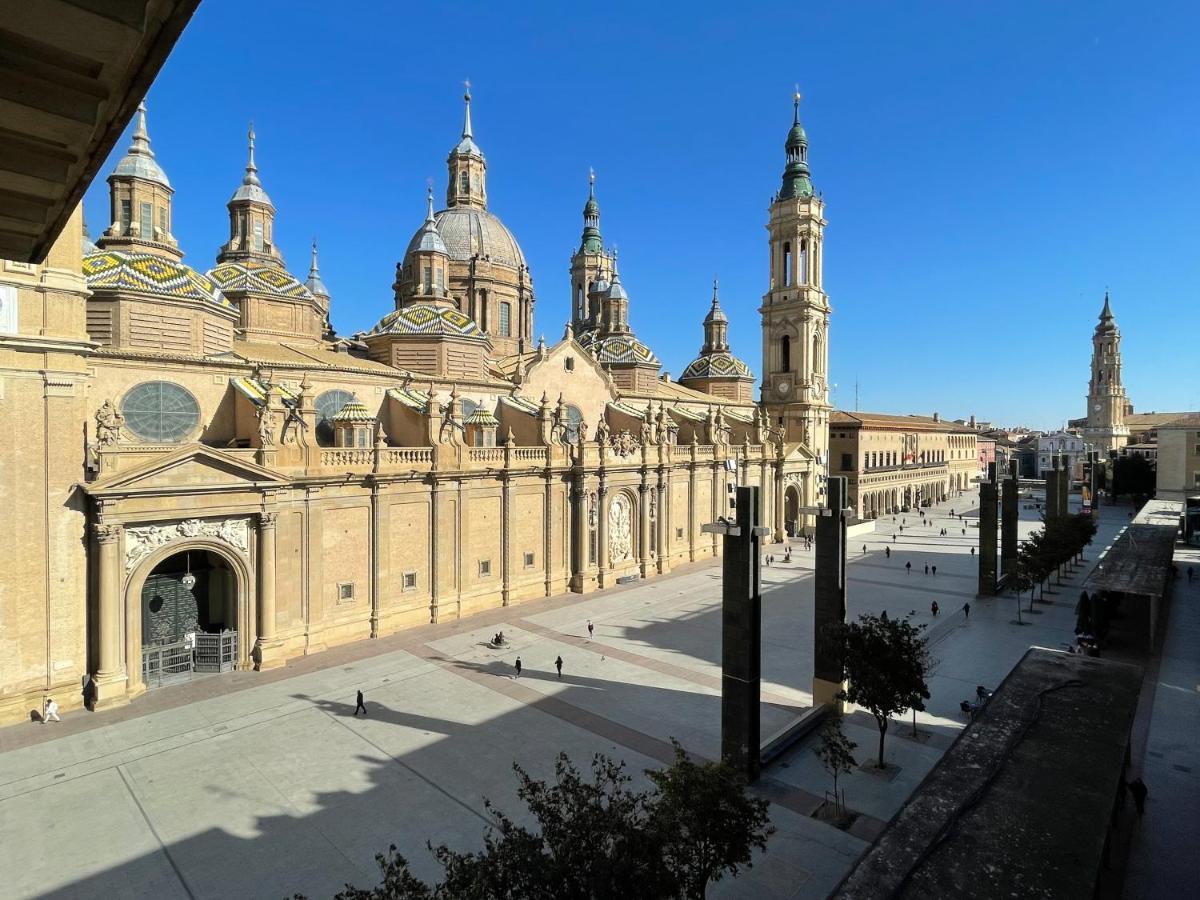 Апартаменты Az El Balcon A La Basilica II - Vistas Inmejorables A La Basilica Del Pilar! Сарагоса Экстерьер фото